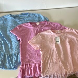 Pink and Blue Kids T-Shirts